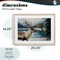 Stupell Industries Christmas Conversation In Wild Framed Print Under Glass, design by Petal Prints Design